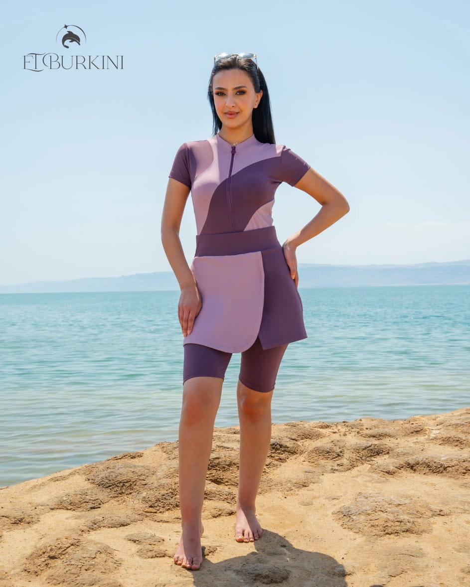 Hector Burgundy Pink - Lite Cover - ETBurkini