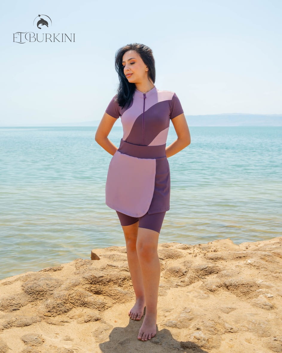 Hector Burgundy Pink - Lite Cover - ETBurkini