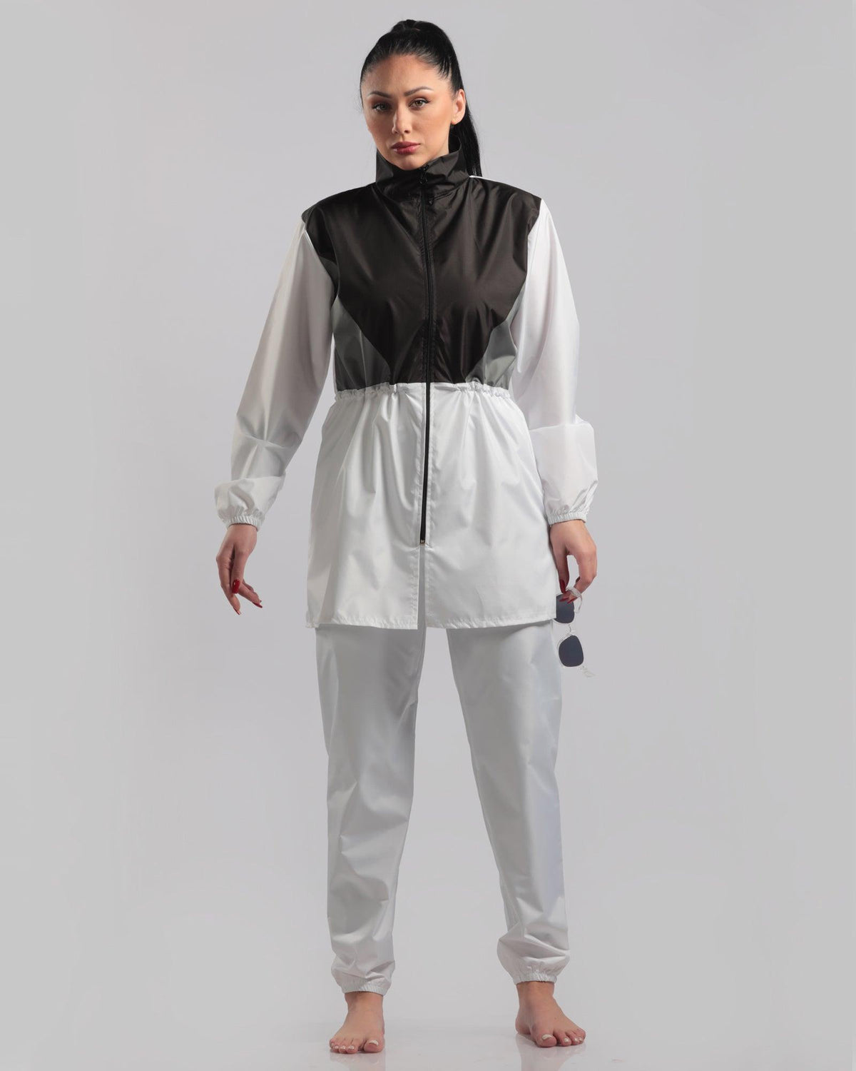OCEANIC White Burkini - Flowing & Graceful Modest Swimwear | ETBurkini