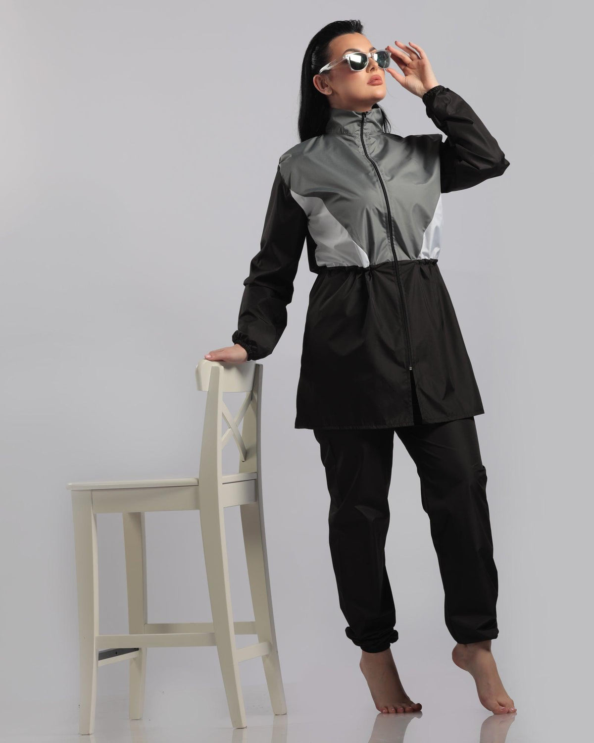 OCEANIC Black Burkini - Flowing & Graceful Modest Swimwear | ETBurkini